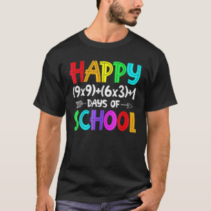 Wiskunde 100 dagen docent Wiskunde 100e T-shirt