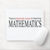 wiskunde _ absolute waarde in het leren muismat (Met muis)
