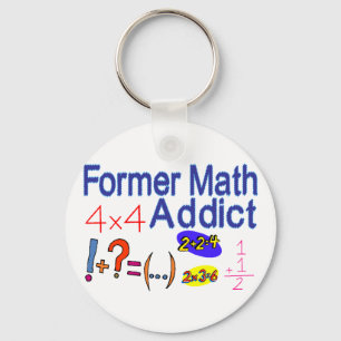 Wiskunde Addict Sleutelhanger