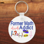 Wiskunde Addict Sleutelhanger (Voorkant)