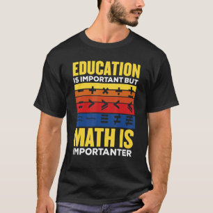 Wiskunde Afbeelding voor vrouwelijke Mannen Wiskun T-shirt