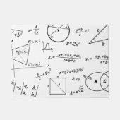 Wiskunde Algebra Geometry whiteboard Deurmat (Voorkant)