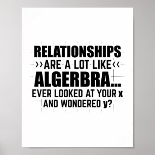wiskunde algebra   Mathematicus Wiskunde Gifts Poster