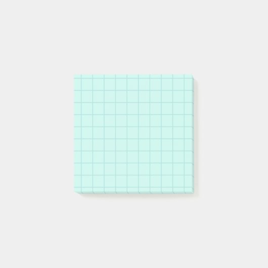 Wiskunde blauw grafisch papier post-it® notes (Voorkant)