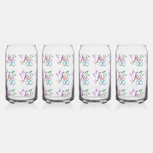"wiskunde" blikvorm glas (Voorkant)