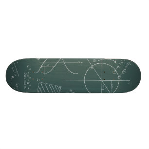 Wiskunde-bord Skateboard
