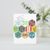 wiskunde briefkaart (Staand voorkant)