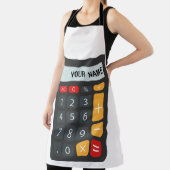 Wiskunde calculator Aangepaste naam Schort (Insitu)