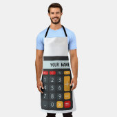 Wiskunde calculator Aangepaste naam Schort (Gedragen)