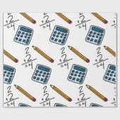 Wiskunde calculator cadeaupapier (Vlak)