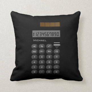 Wiskunde calculator kussen
