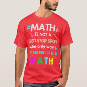 Wiskunde calculator Wiskunde feiten Wiskunde 3e gr T-shirt