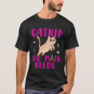 Wiskunde Cat Lover Teacher Pet Owner Humor Nerdy M T-shirt