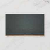 Wiskunde: Chalkboard Professional Visitekaartje (Achterkant)