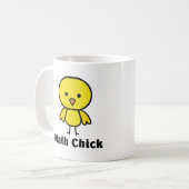Wiskunde Chick Koffiemok (Voorkant links)