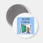 WISKUNDE CHICK MAGNEET (Voorkant / Achterkant)
