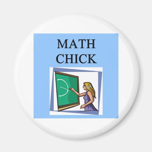 WISKUNDE CHICK MAGNEET (Voorkant)