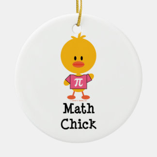 Wiskunde Chick Ornament