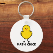 Wiskunde Chick Sleutelhanger (Voorkant)