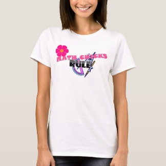 Wiskunde Chicks Rule! T-shirt
