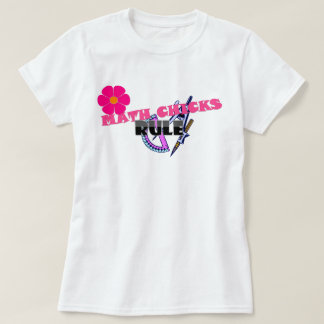 Wiskunde Chicks Rule! T-shirt