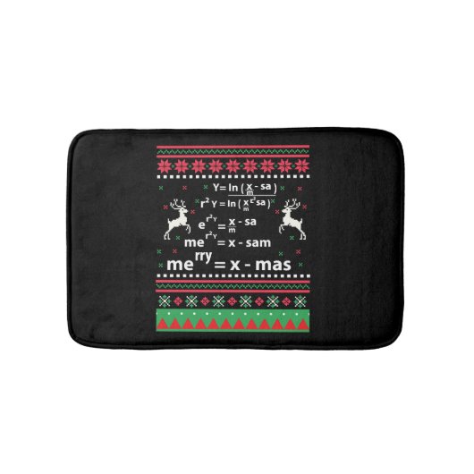 WISKUNDE CHRISTMAS BADMAT (Voorkant)