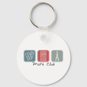 Wiskunde Club (Squares) Sleutelhanger