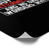 Wiskunde de enige plaats waar mensen kopen - grapp poster (Hoek)