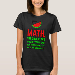 Wiskunde De enige plek waar mensen 66 waterm kunne T-shirt