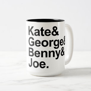 Wiskunde Detectives - Kate, George, Benny en Joe Tweekleurige Koffiemok