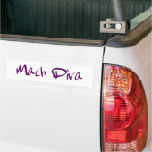Wiskunde Diva Bumpersticker (Op Truck)