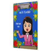 Wiskunde docent - Aangepast klembord (Links)