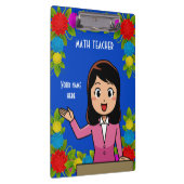 Wiskunde docent - Aangepast klembord (Rechts)