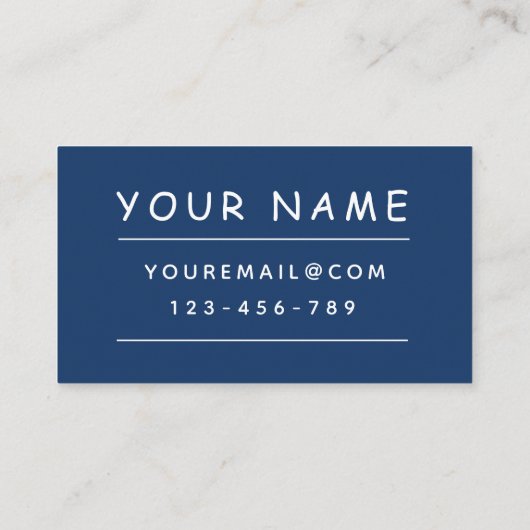 Wiskunde Docent Home Tutor Ruler Calculator Sinaas Visitekaartje (Achterkant)