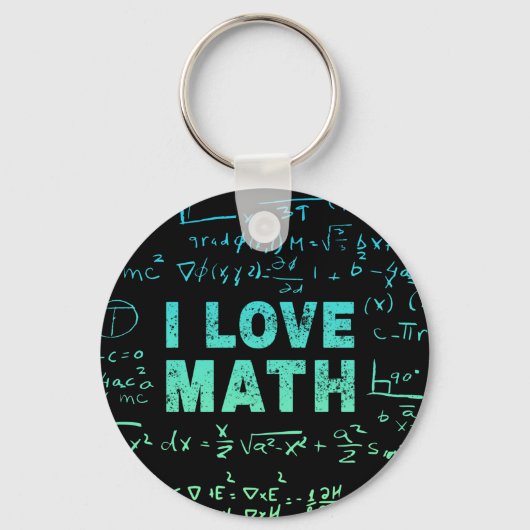 Wiskunde docent of wiskunde hoogleraar en student sleutelhanger (Voorkant)