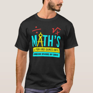 Wiskunde docent-school-academie-wiskunde t-shirt