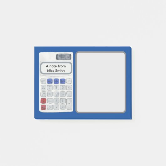 Wiskunde docent wiskunde tutoring wiskunden studen post-it® notes (Voorkant)