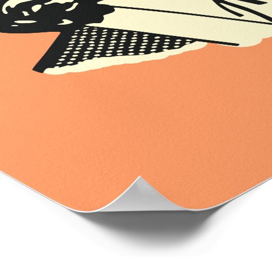 Wiskunde docenten hebben problemen - Funny Retro H Poster (Hoek)