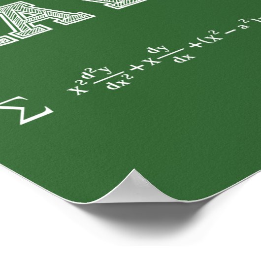 Wiskunde docenten hebben problemen poster (Hoek)