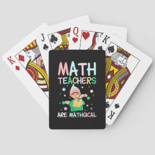 Wiskunde docenten zijn mathgisch pokerkaarten