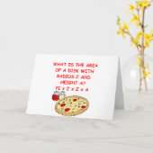 wiskunde en pizza kaart (Gele Bloem)