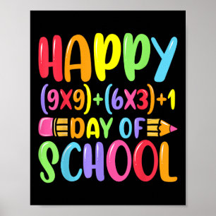 Wiskunde Formula Happy 100 dagen van de Wiskunde v Poster