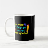 Wiskunde Formula Happy 100 Days of School Funny Wi Koffiemok (Links)