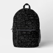 Wiskunde Formulas Geek Bedrukte Rugzak (Voorkant)