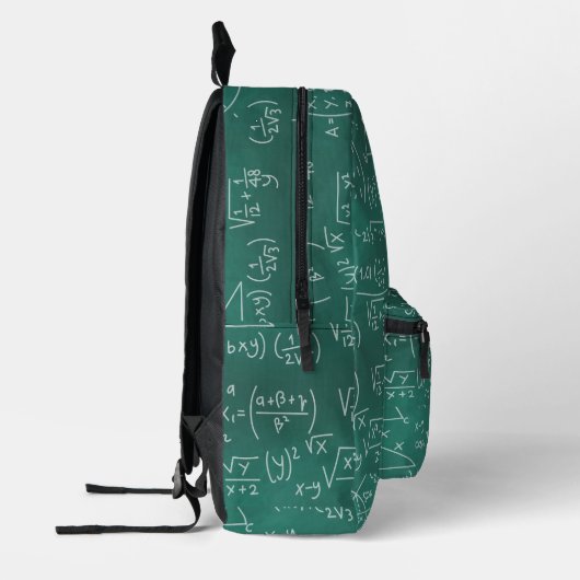 Wiskunde Formulas Geek Green Bedrukte Rugzak (Links)