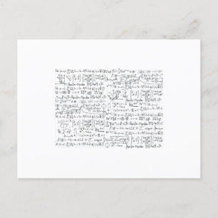 Wiskunde Formulas Patroon Briefkaart
