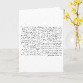 Wiskunde Formulas Patroon Kaart (Gele Bloem)