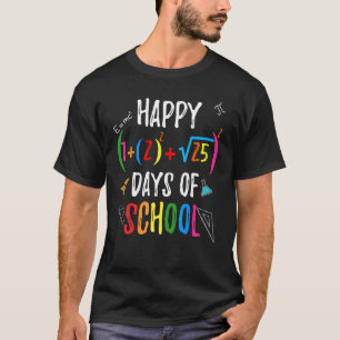 Wiskunde Formule 100 dagen school voor Wiskunde le T-shirt