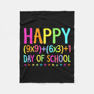 Wiskunde Formule 100 dagen schoolleraar-schoolmeis Fleece Deken