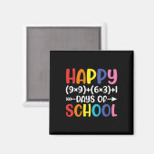 Wiskunde formule 100 dagen van school plezier Wisk Magneet (Voorkant / Achterkant)